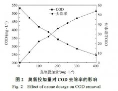 臭氧催化氧化对有机物降解效果分析